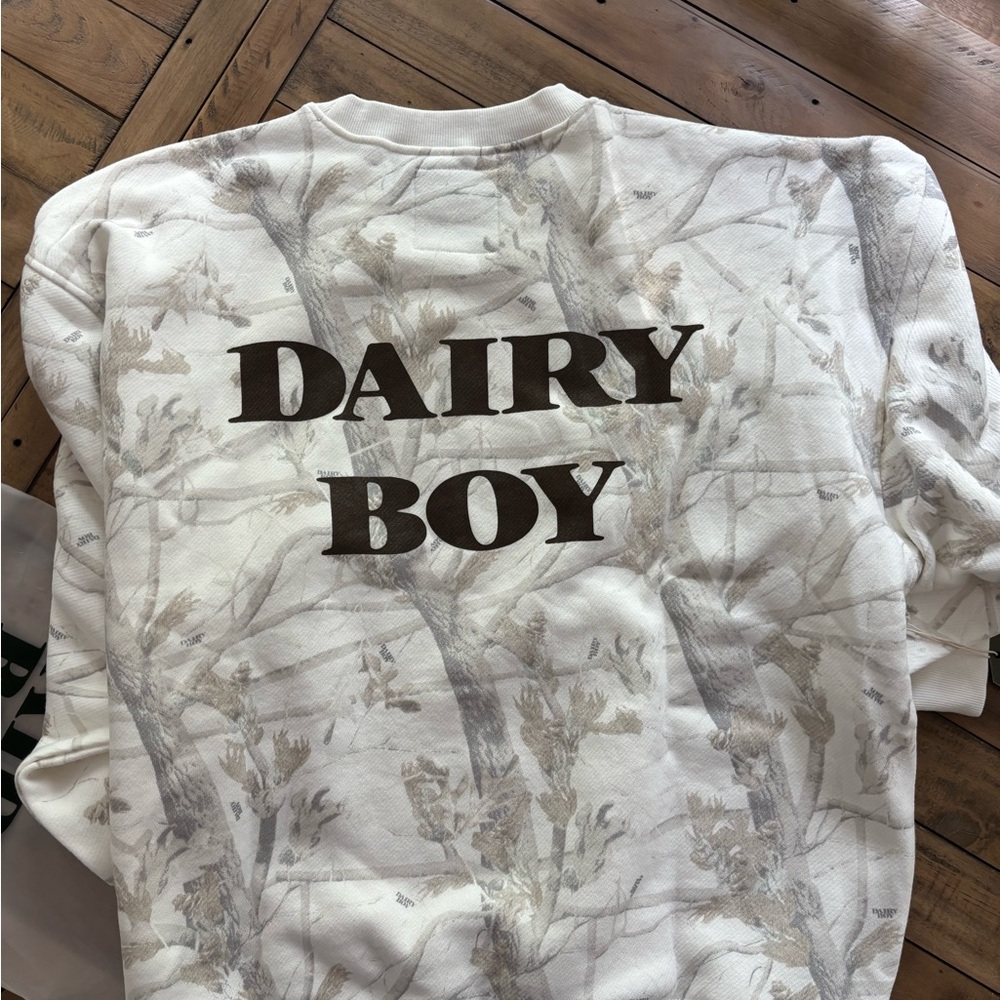 Dairy Boy Woodland Camo Sweatshirt